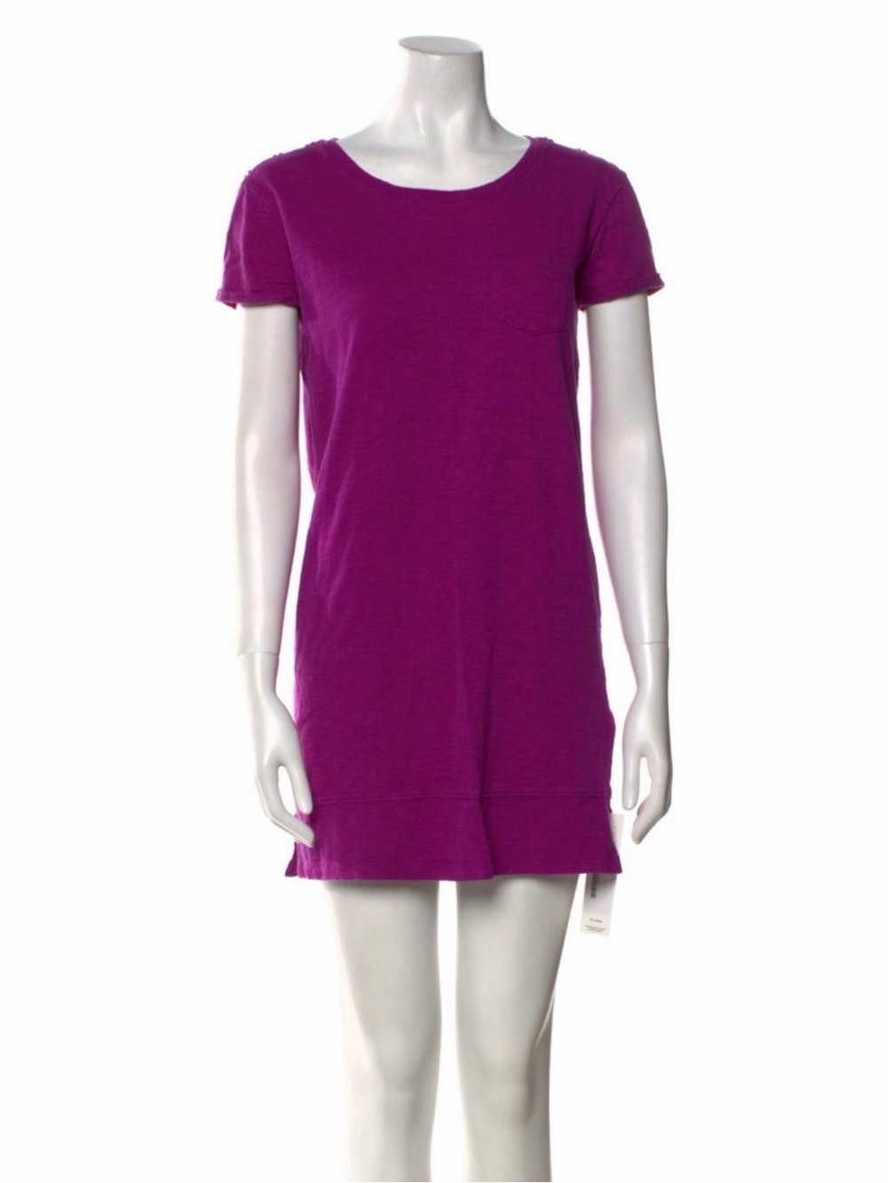 Nicole Miller Magenta Short Sleeve Mini Dress